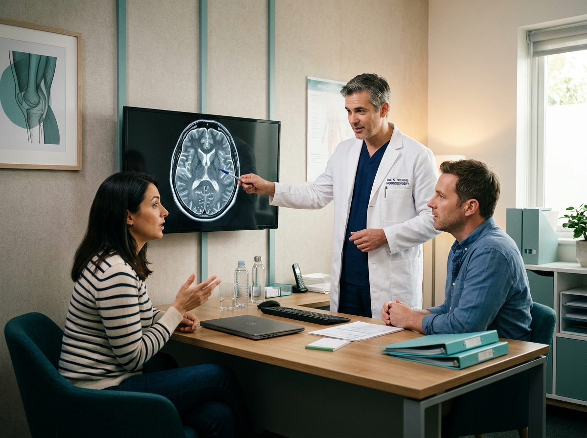 Neurosurgeon consultation