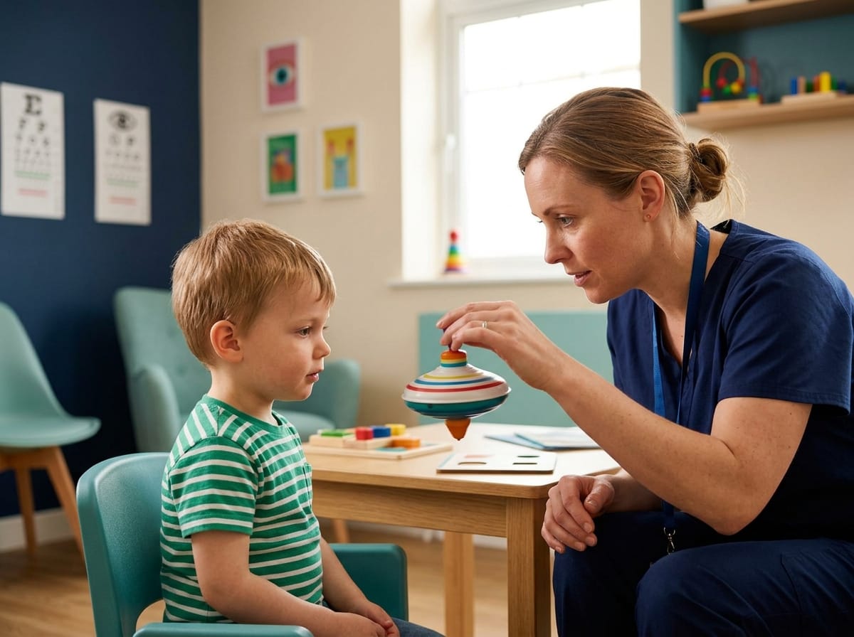Tracking eye exercise progress week by week in children