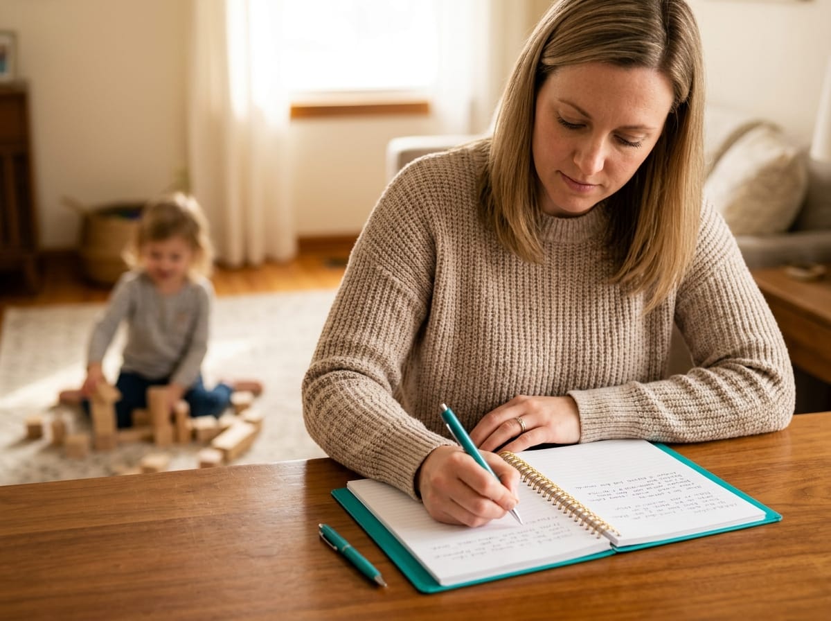 Parent with child at hydrocephalus follow-up appointment — vision monitoring