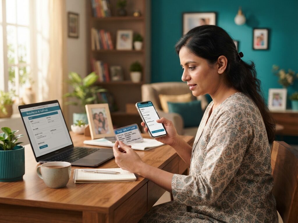 Parent organising shunt implant card and digital medical records