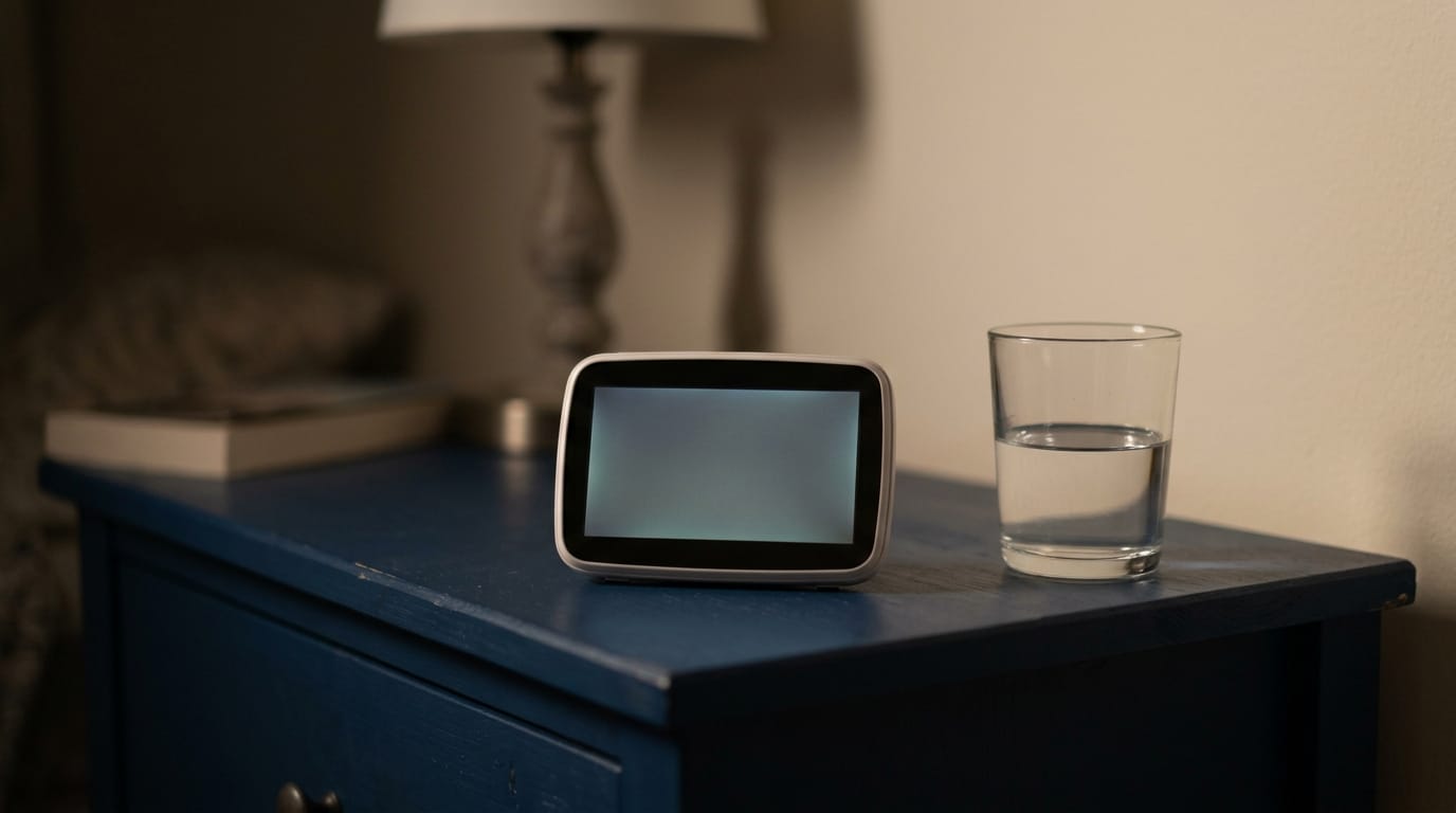 A monitor used to watch for night-time seizures