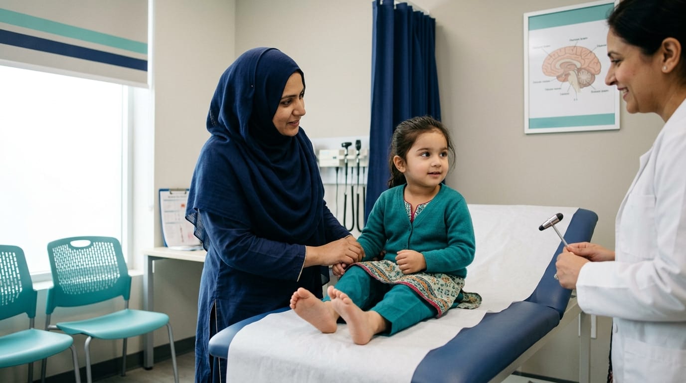 hydrocephalus follow-up care costs — child at neurology check-up