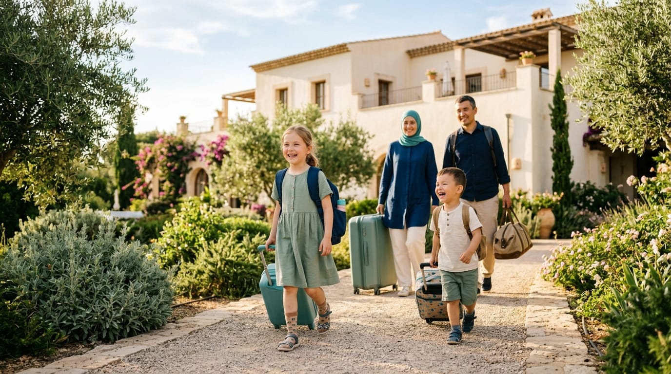 A family holiday made possible with careful travel planning
