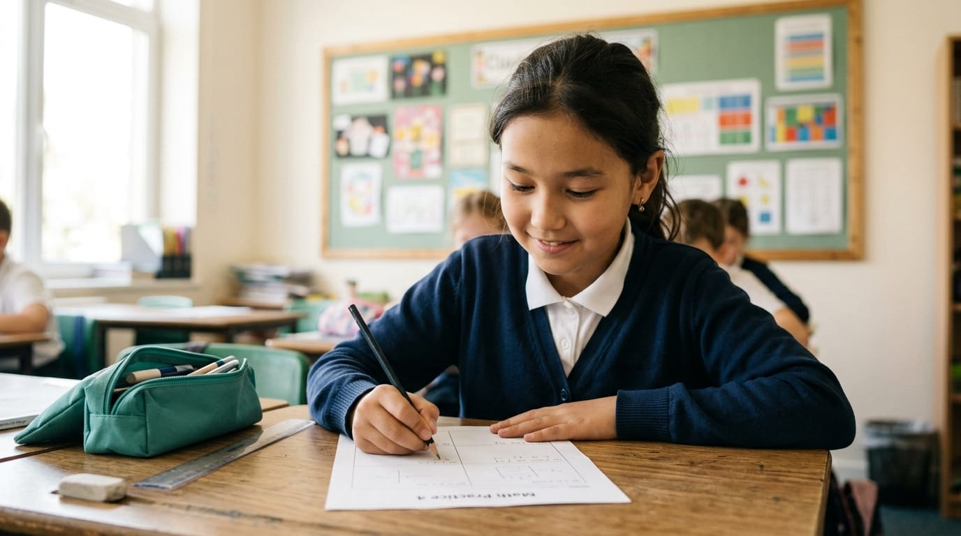 Printed notes as a school accommodation for a child with hydrocephalus