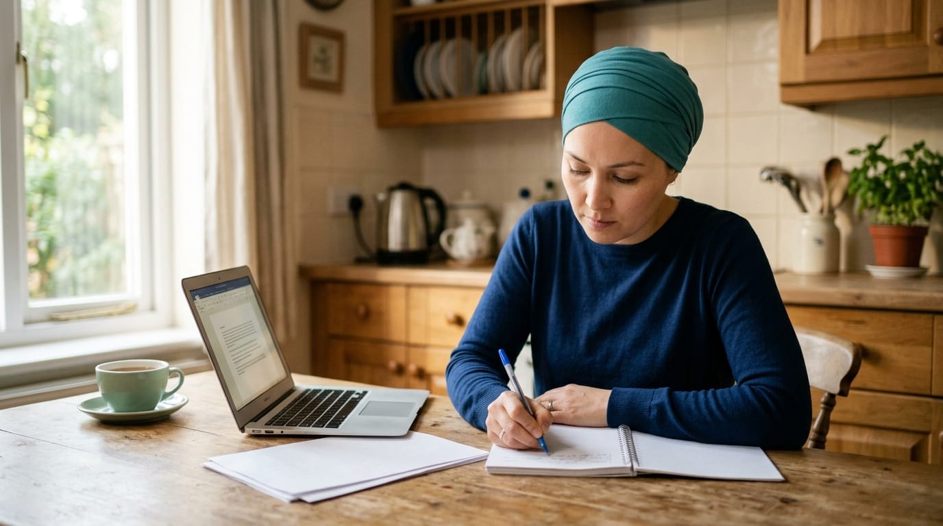 Parent writing a written request for a school evaluation