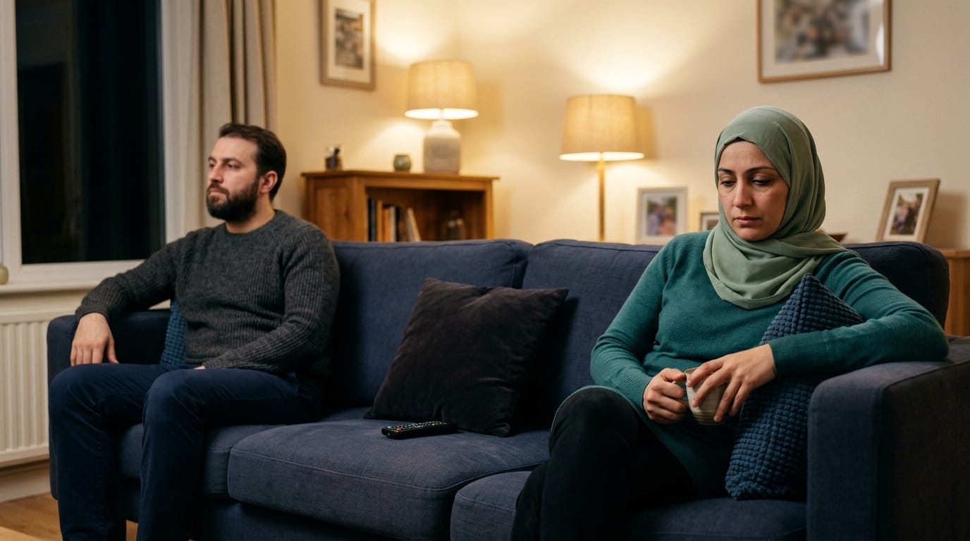 Emotional distance between parents under sustained caregiving pressure