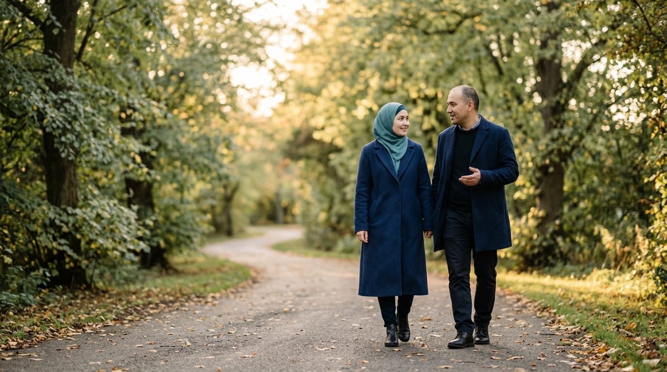 Parents using respite time to spend time together