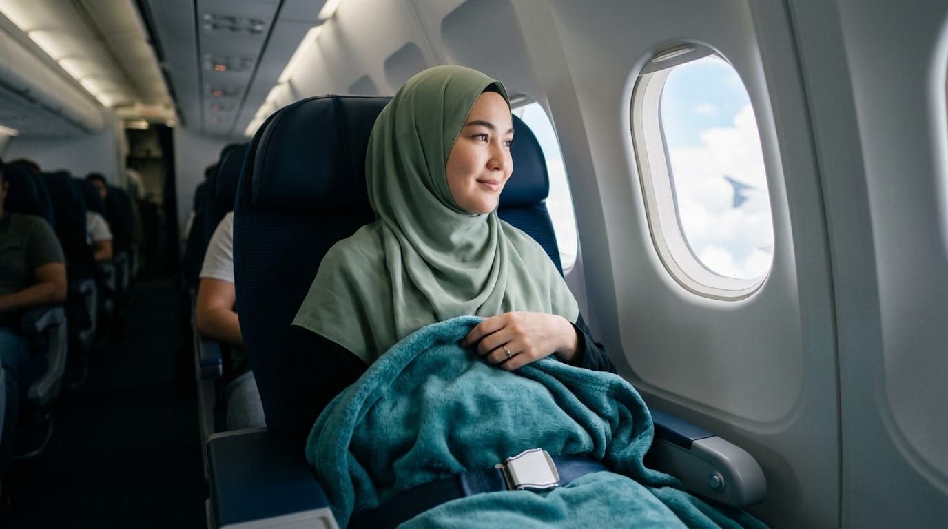 Flying comfortably with a shunt on a long-haul flight