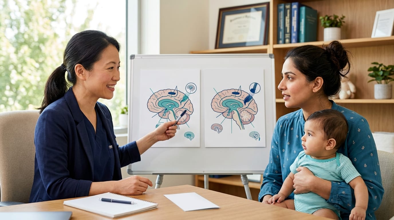 ETV versus VP shunt treatment options explained to parent